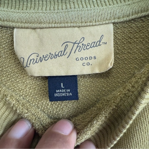 🎄 5/$25 Universal Thread Olive Green Midi Dress Size Large - Picture 6 of 7